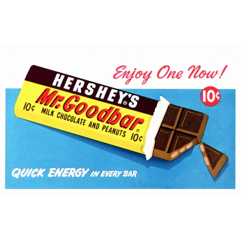 HERSHEY'S MR. GOODBAR Chocolate with Peanuts Bar Classic Candy