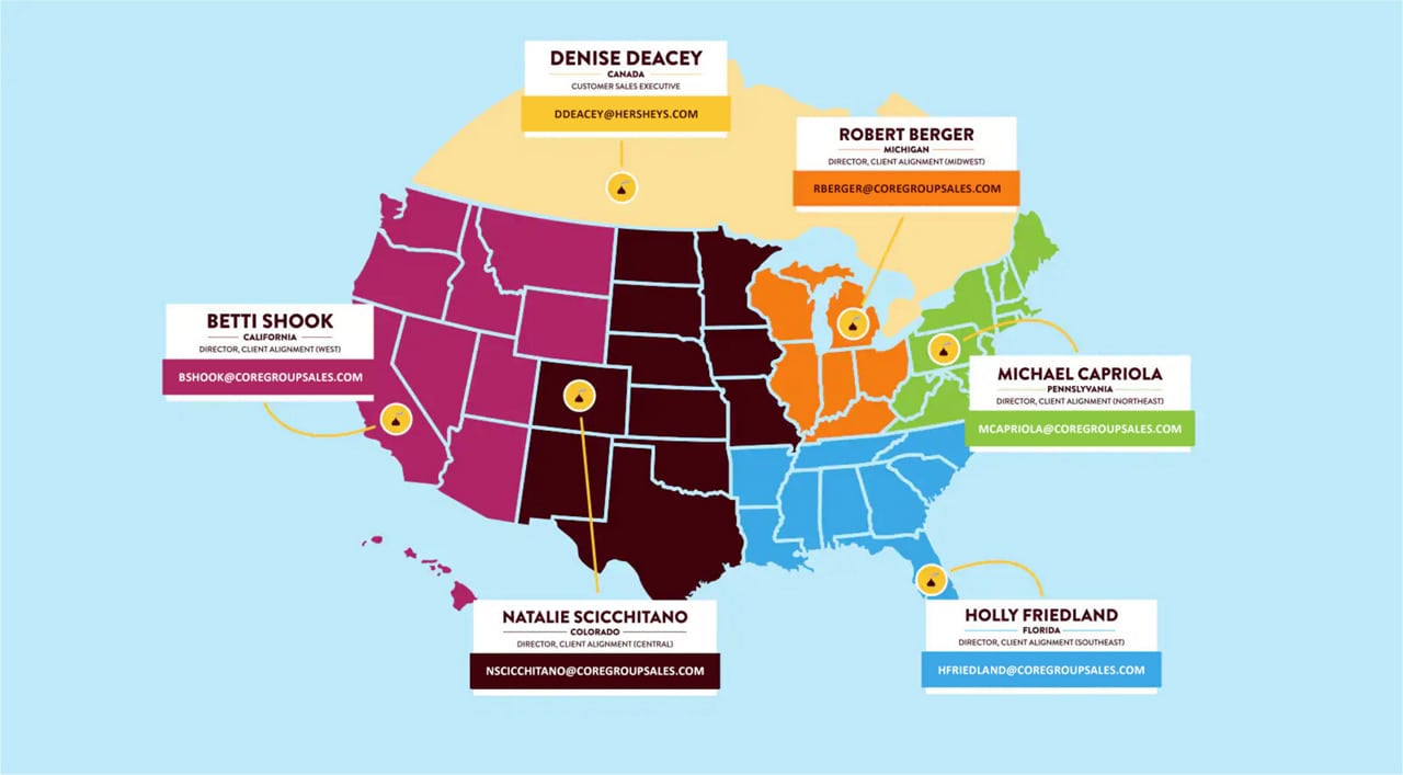 Find a Sales Representitive Map