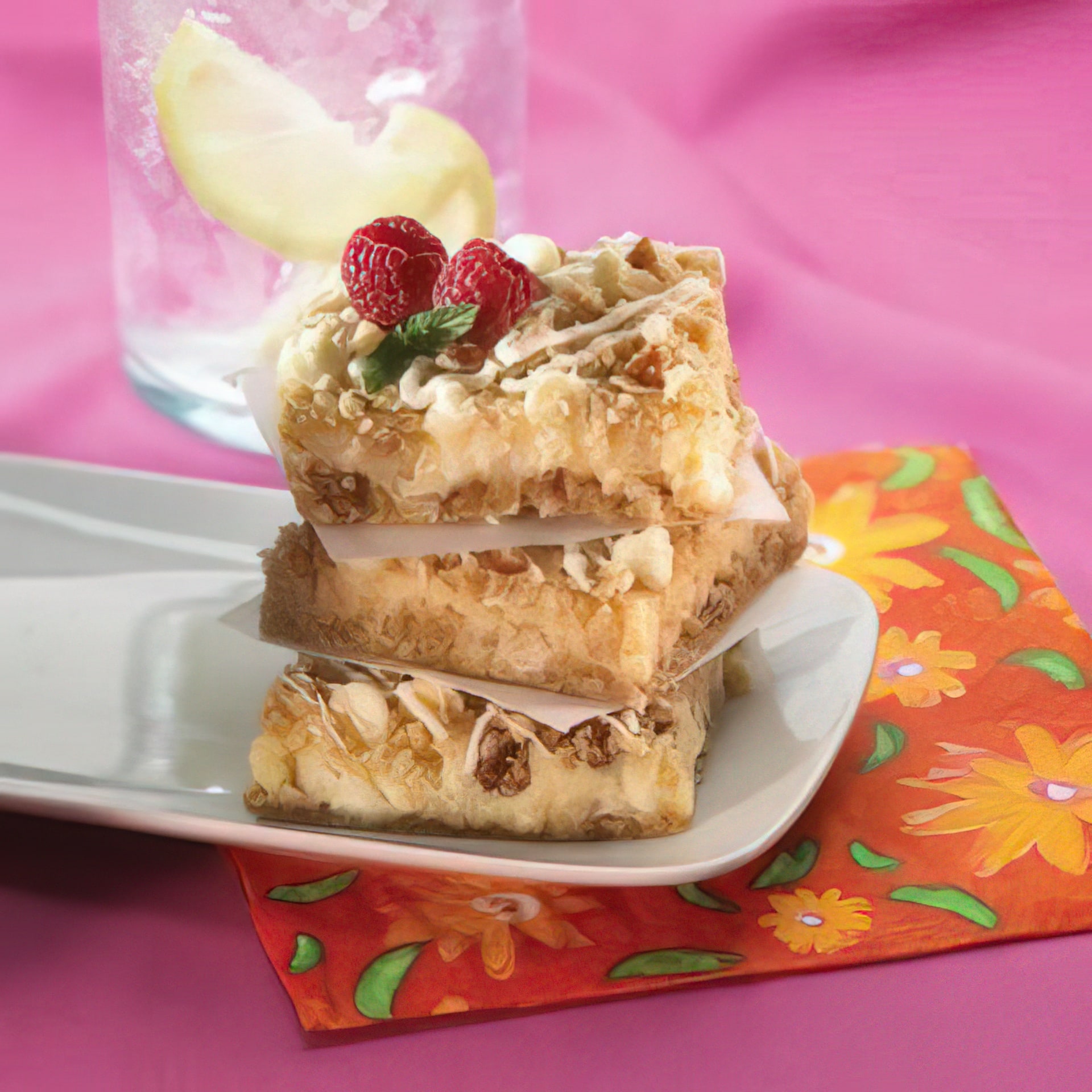 Commercial Lemon Streusel Bars