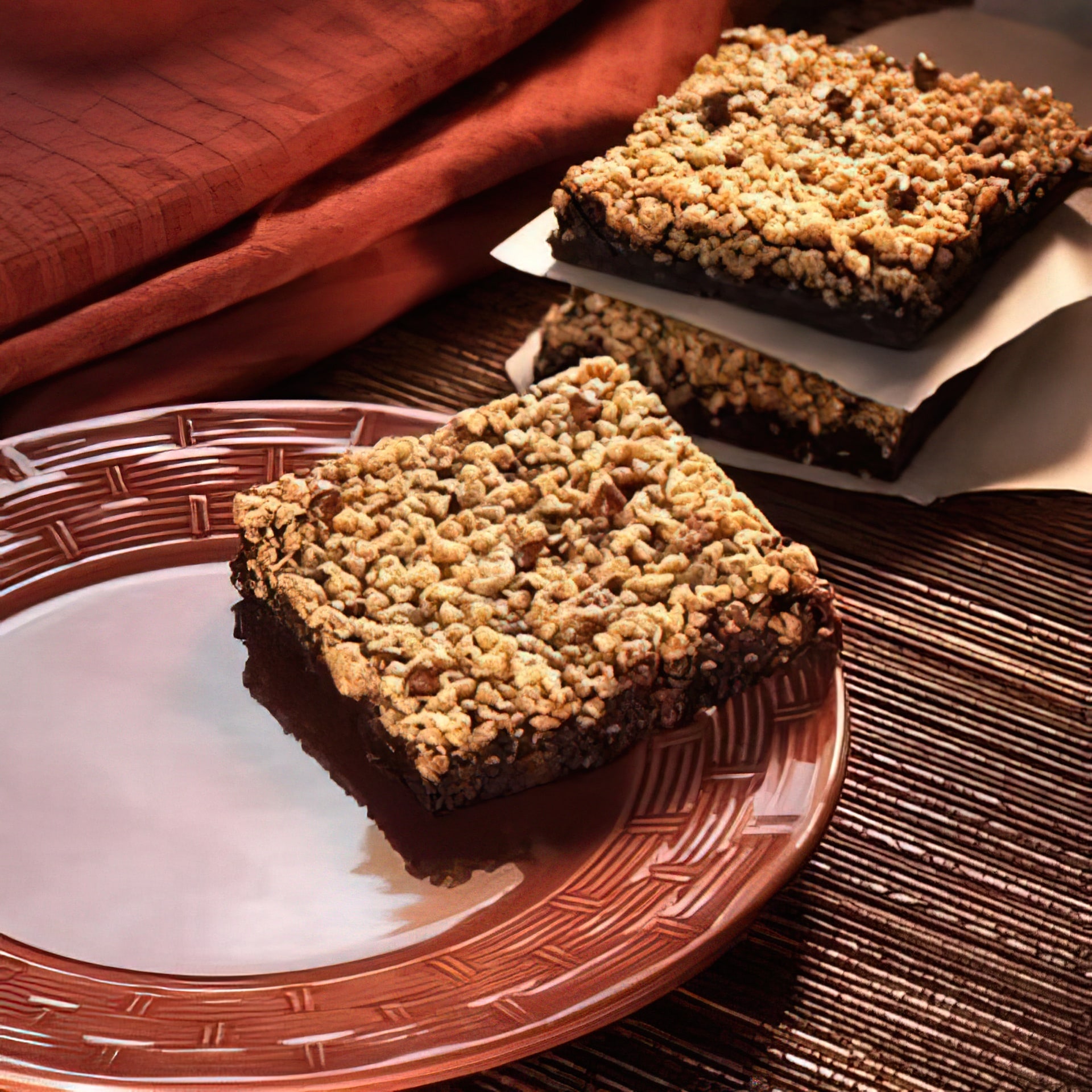 Commercial Toffee Topped Brownies