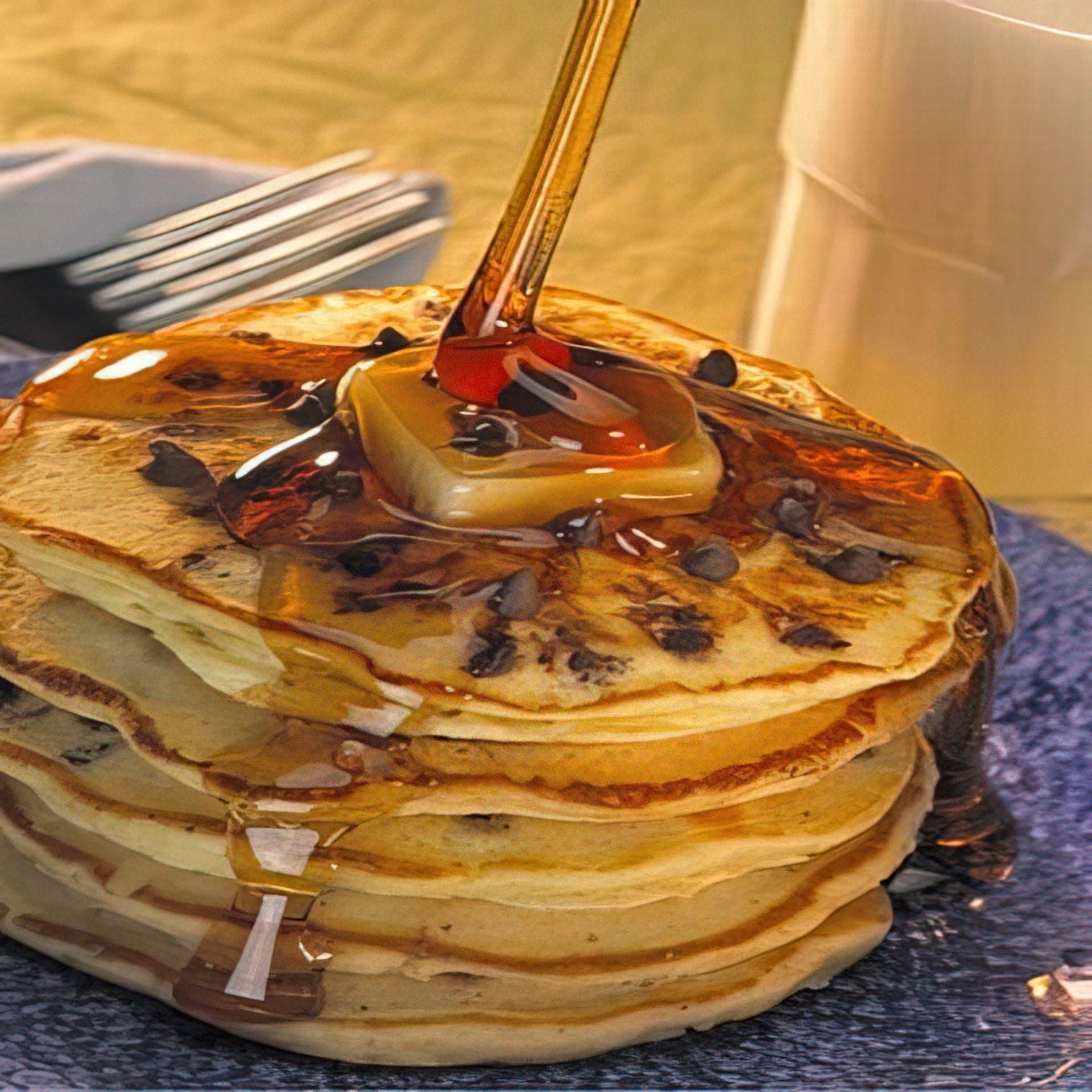 Commercial Chocolate Chip Pancakes