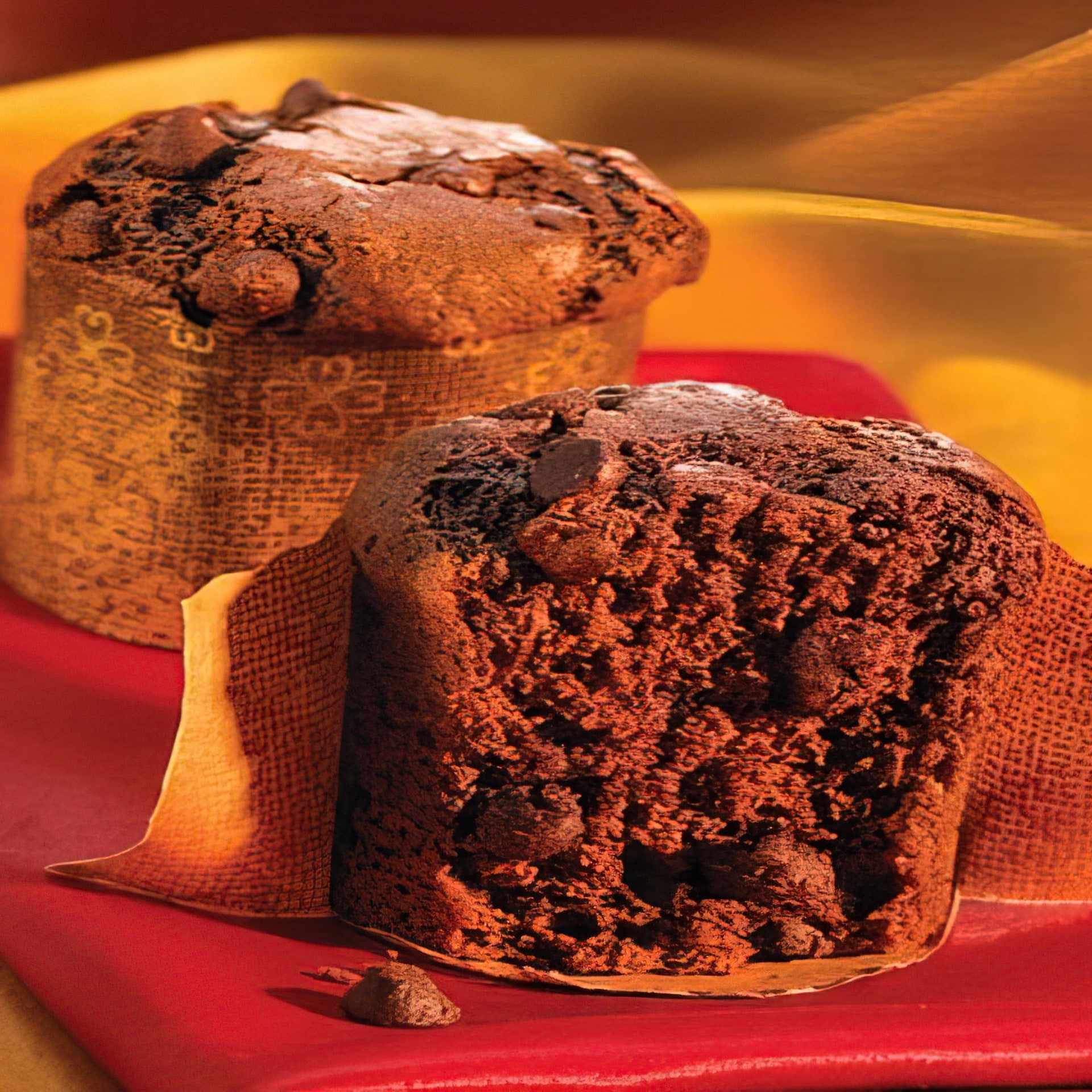 Chocolate Ginger Spice Muffins