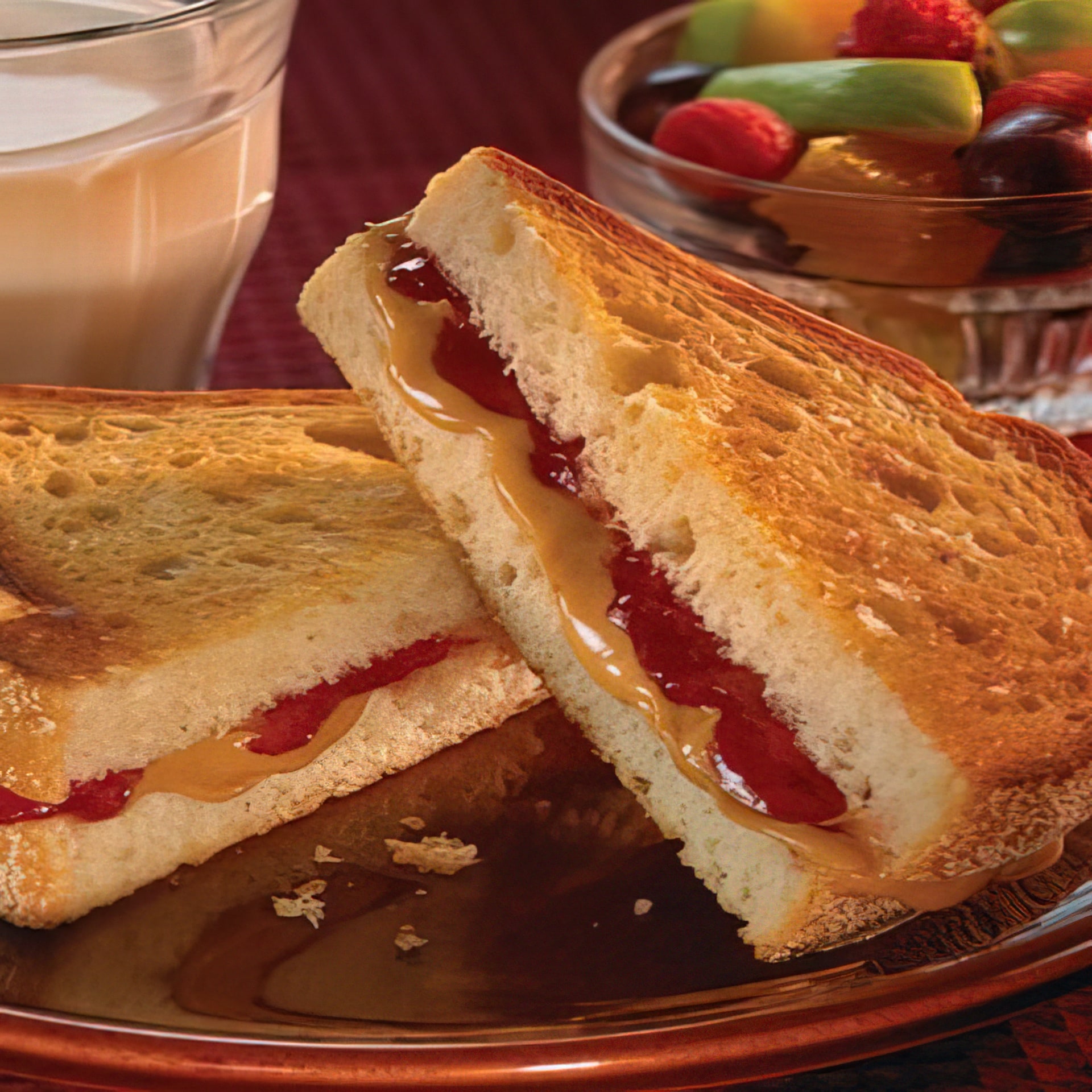 Grilled Peanut Butter & Jelly