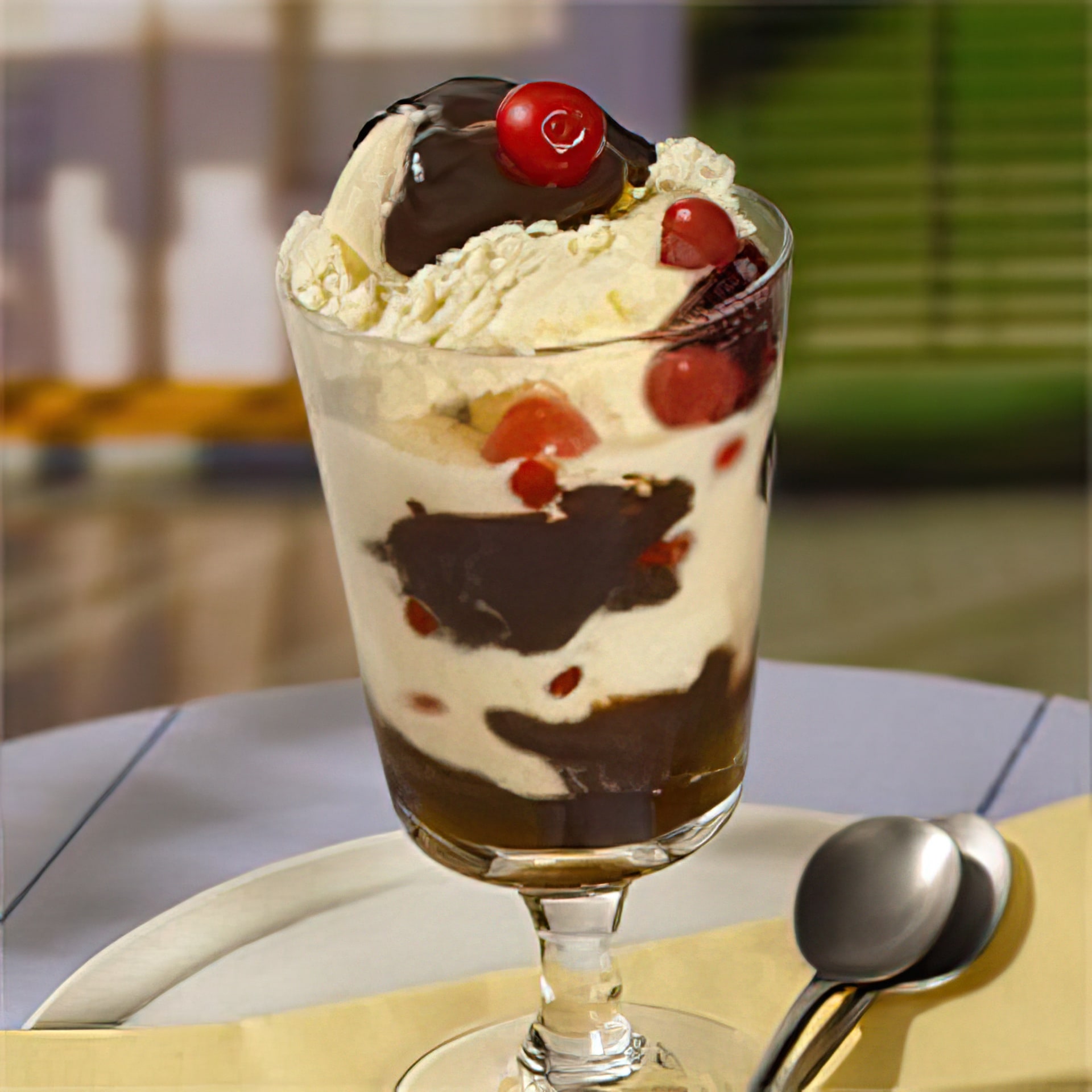 Chocolate Covered Cherries Sundae