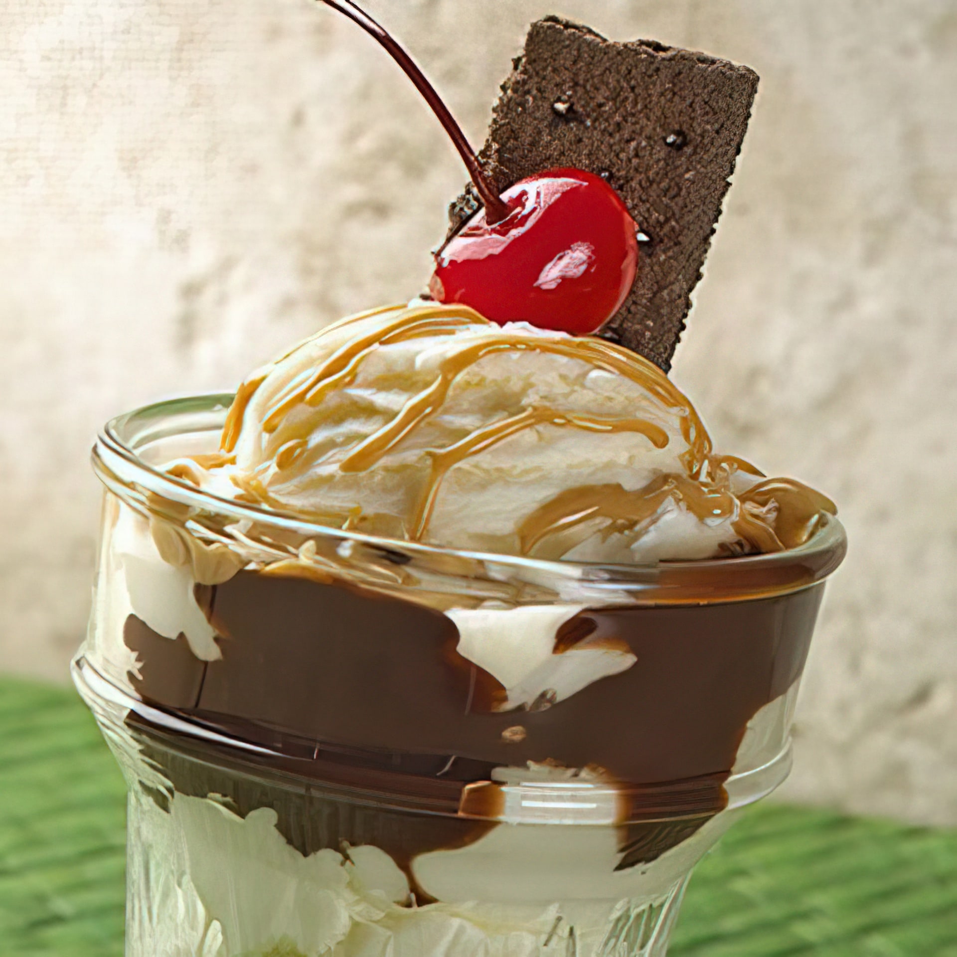 Commercial Peanut Butter S'mores Sundae