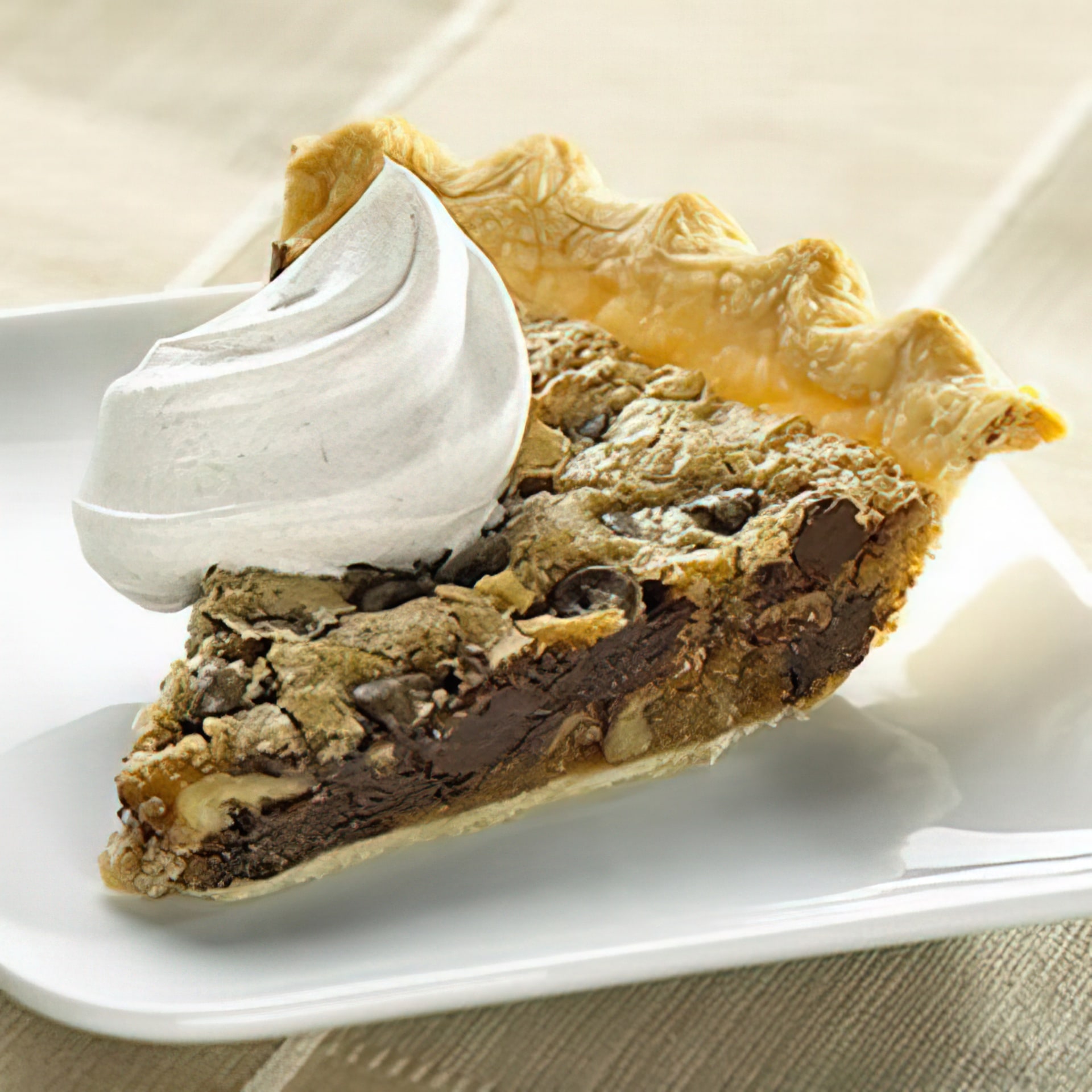 Commercial Chocolate Chip Walnut Pie