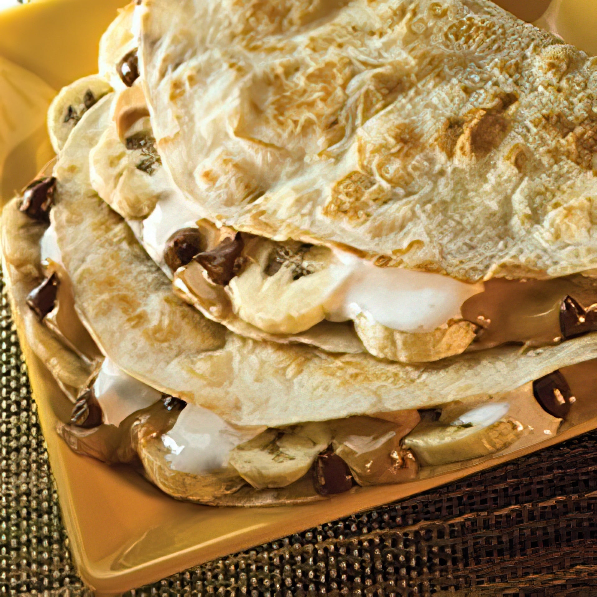 Chocolate Peanut Butter Quesadillas