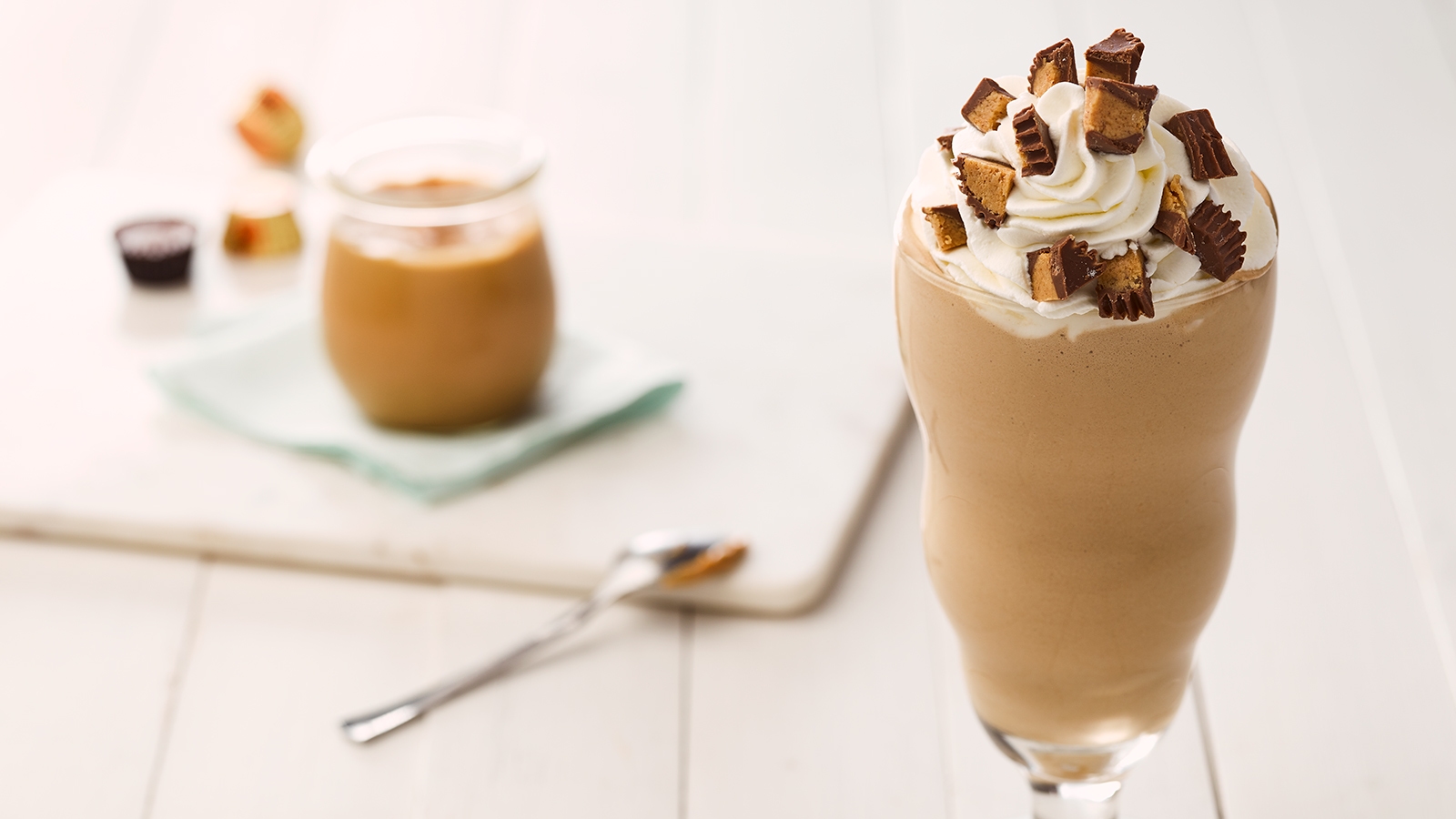 Peanut Butter Cup Milkshakes