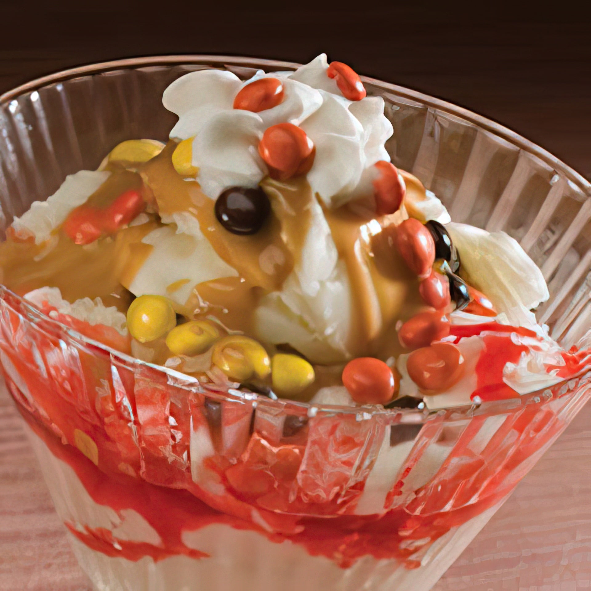 Commercial Pb & J Krunch Sundae