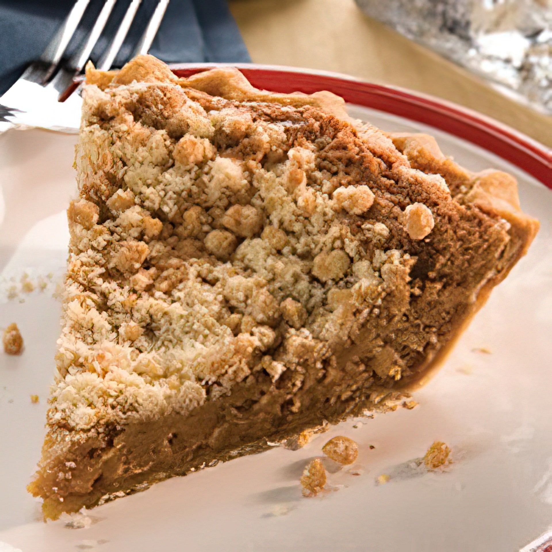 Caramel HEATH Toffee Crumb Pie