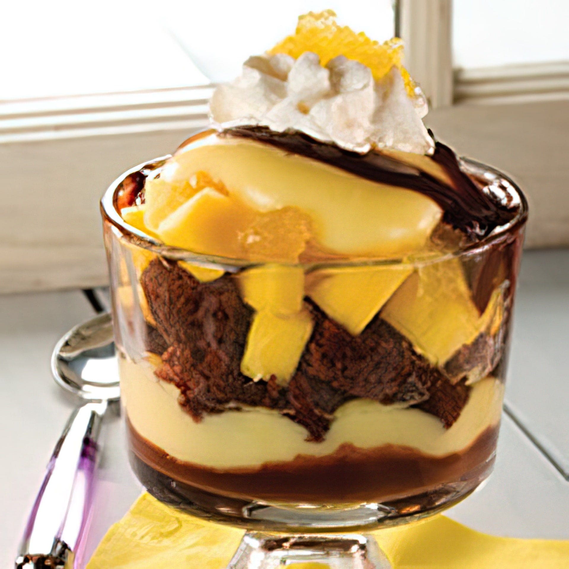Commercial Tropical Fruit Trifle