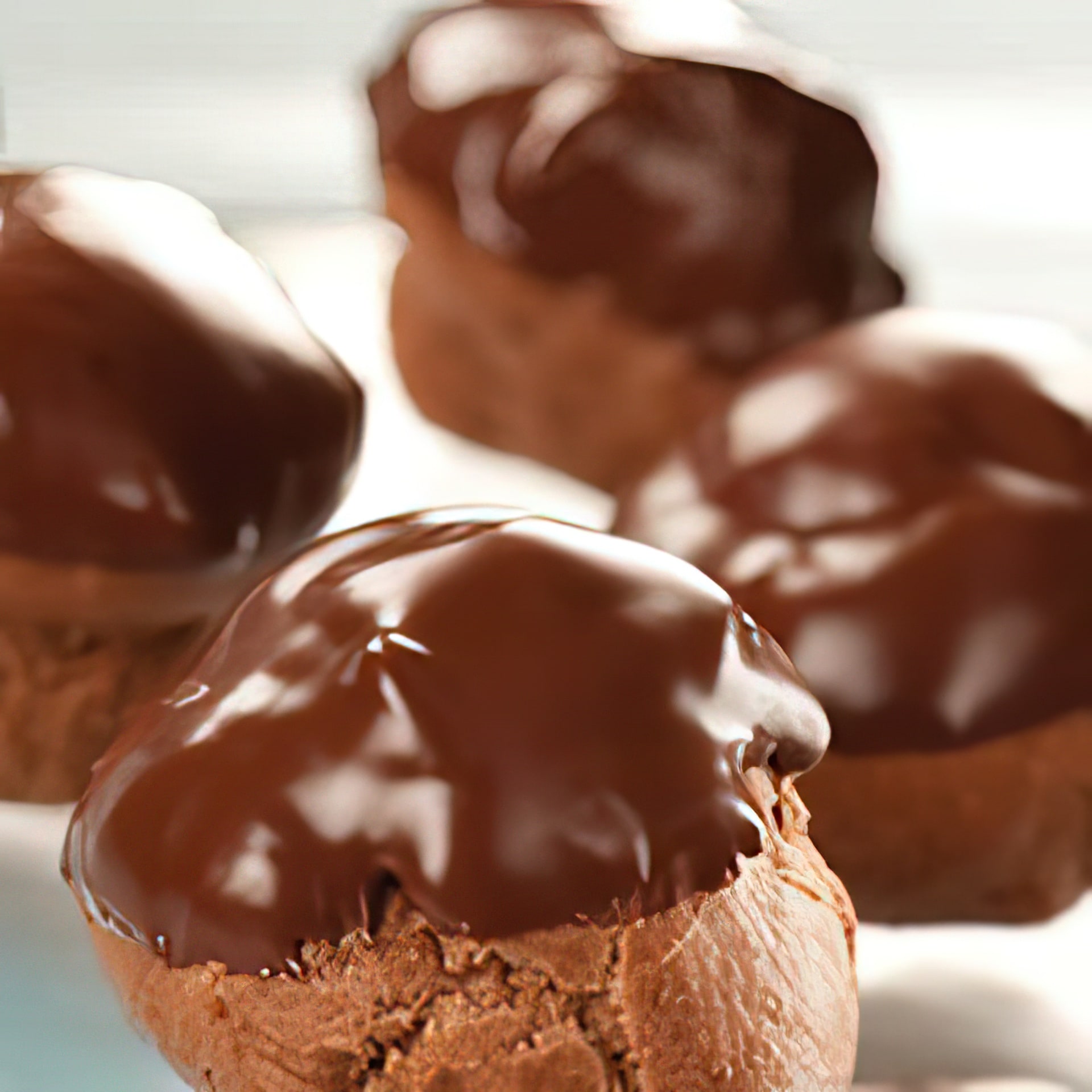 Commercial Chocolate Mini Cream Puffs