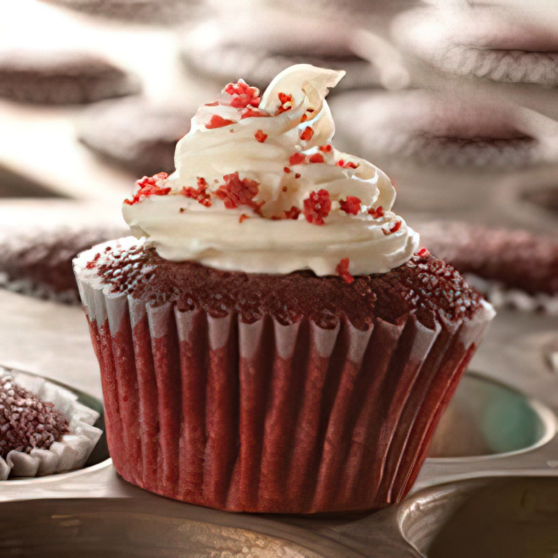 HERSHEY'S Bite-Size Red Velvet Cupcakes