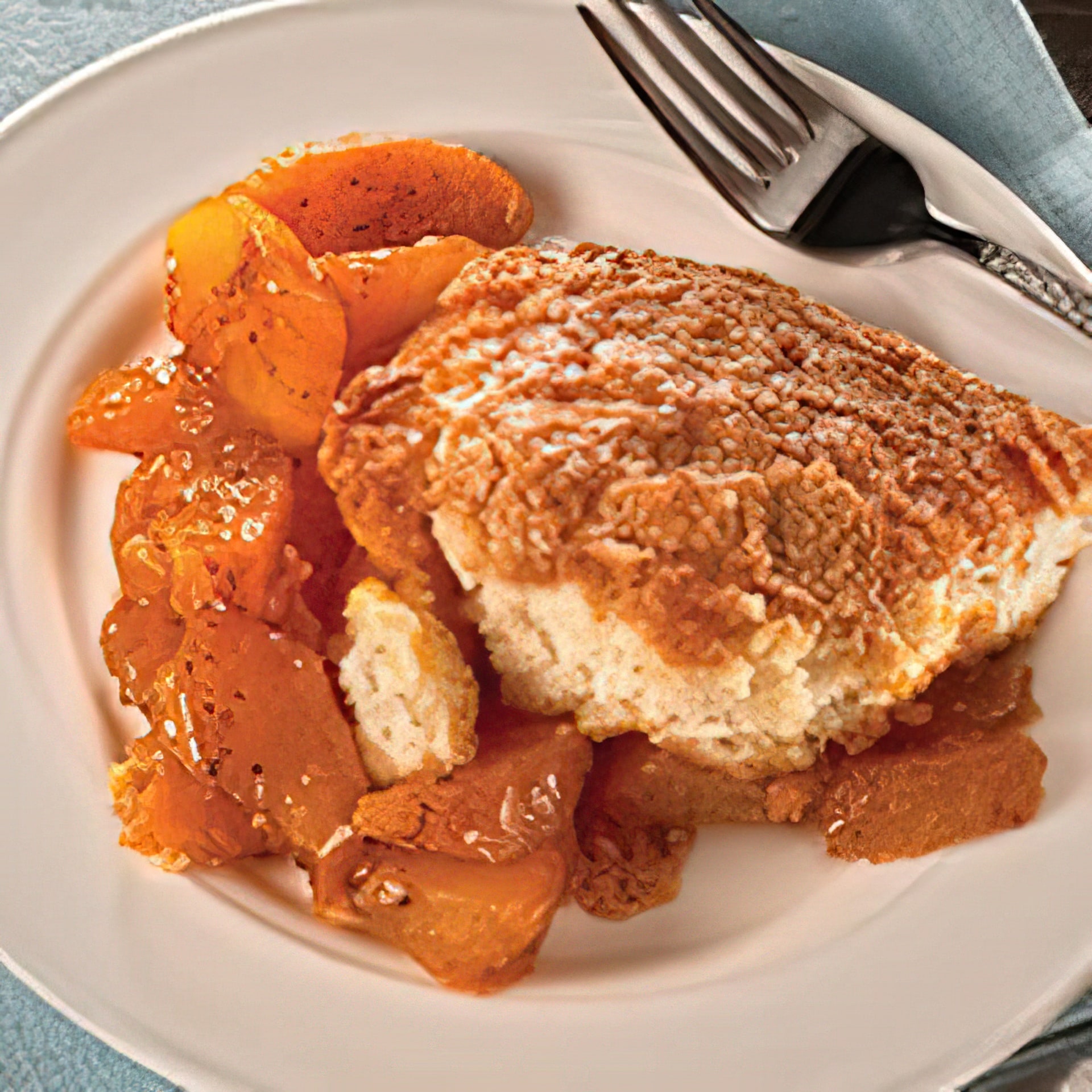 Deep Dish HEATH Apple Cobbler