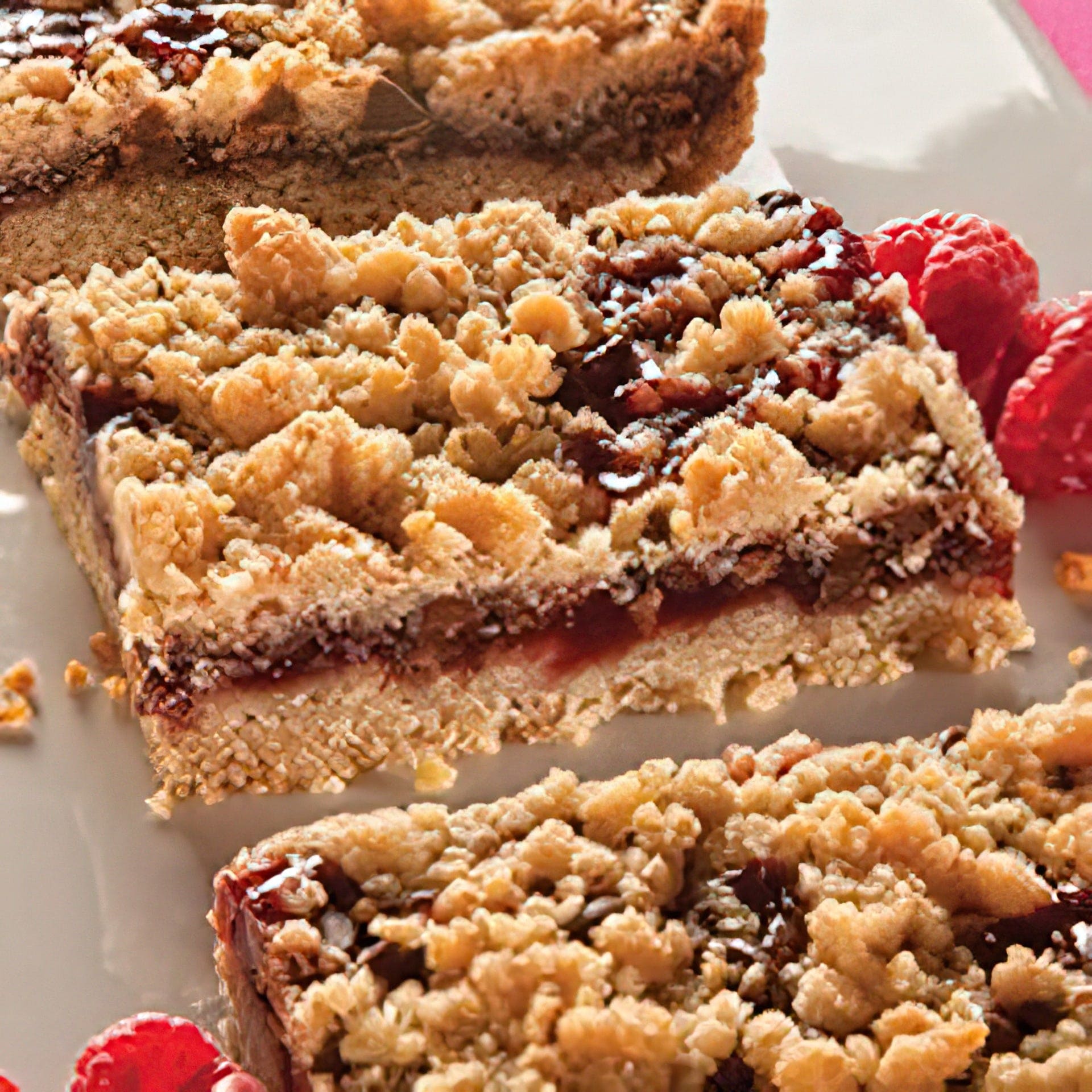 Commercial Red Raspberry Chocolate Bars