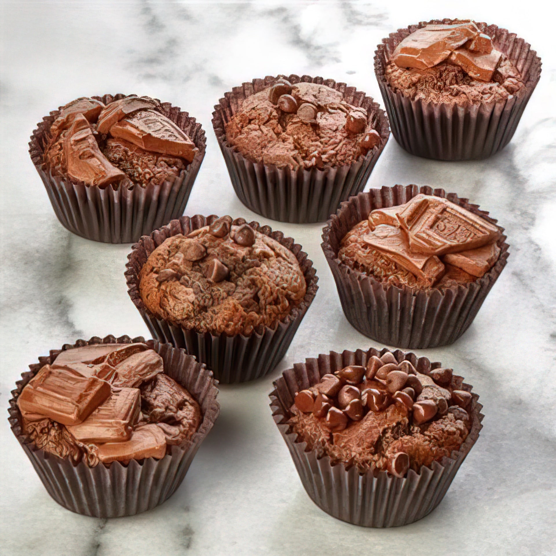 Commercial Double Chocolate Mini Muffins