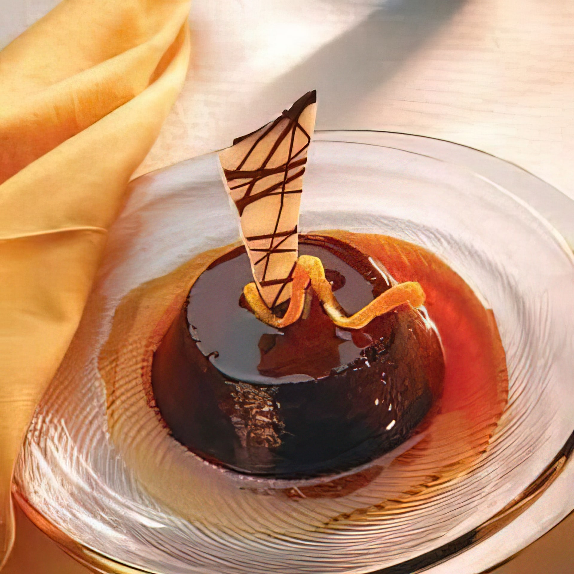 Chocolate Lover's Flan