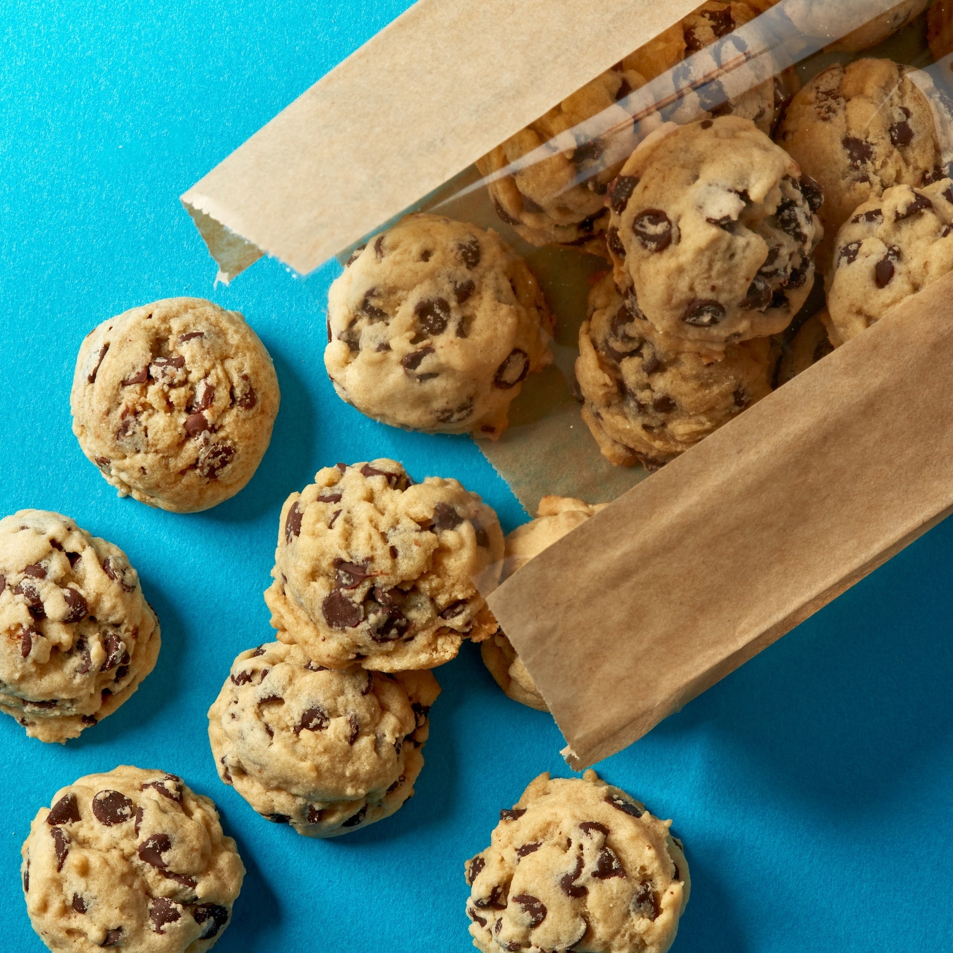 Bite-Size Chocolate Chip Cookies