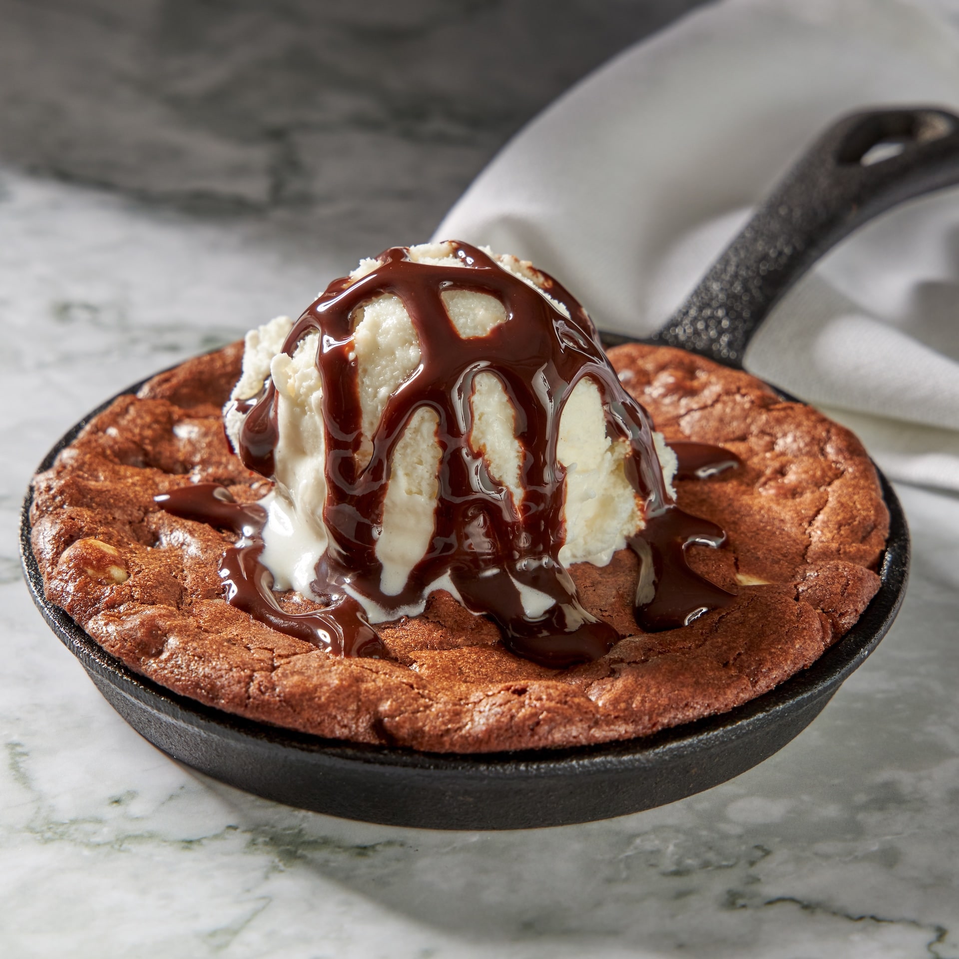 Skillet Reese's Cookie & Hershey's Brownie