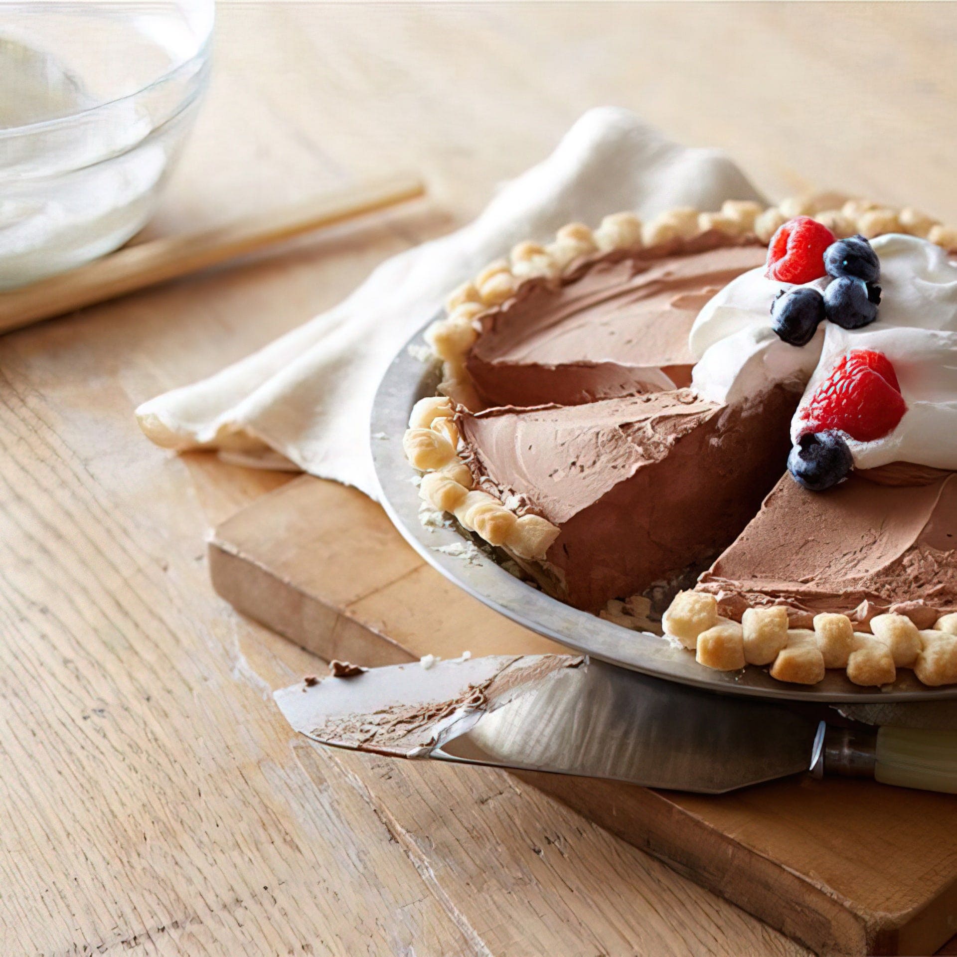 Commercial Frosty Chocolate Pie