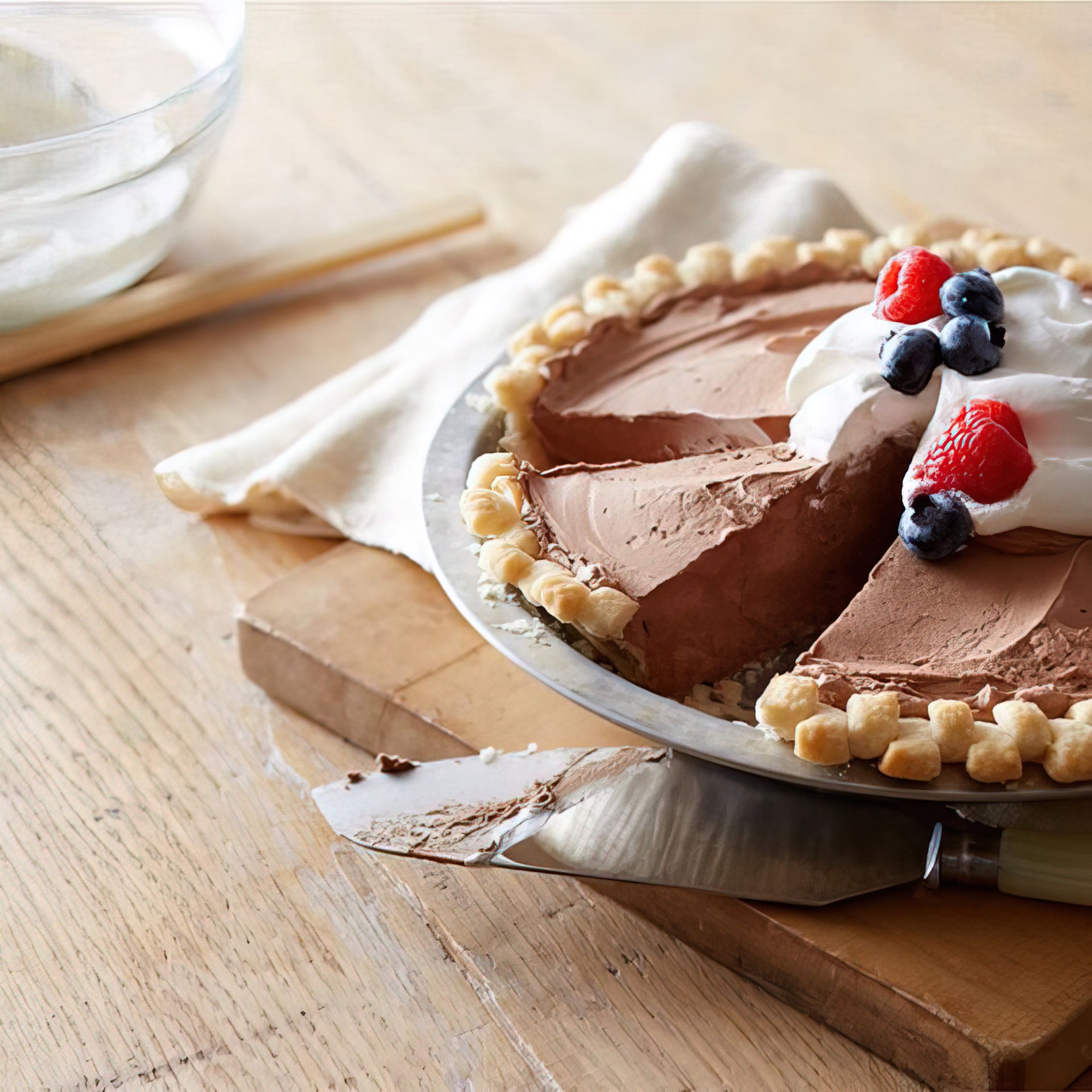 Commercial Frosty Chocolate Pie