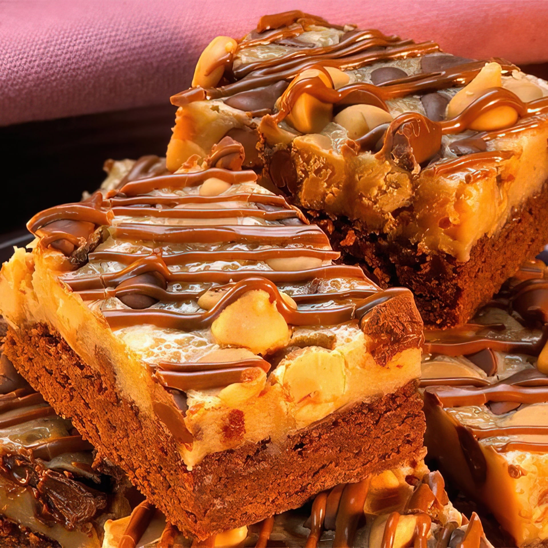 Peanut Butter & Milk Chocolate Chip Brownie Bars