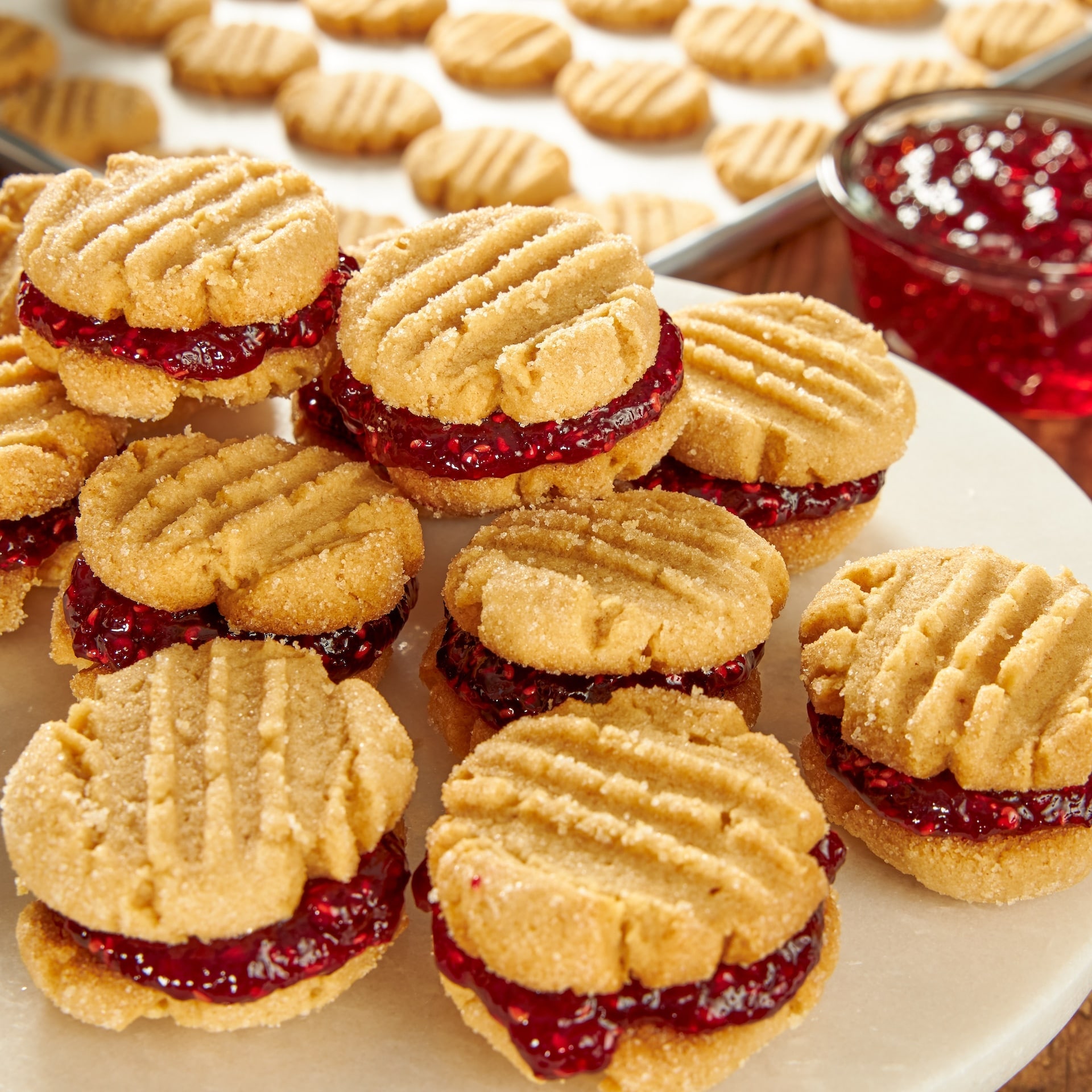 Commercial PB & J Sandwich Cookies