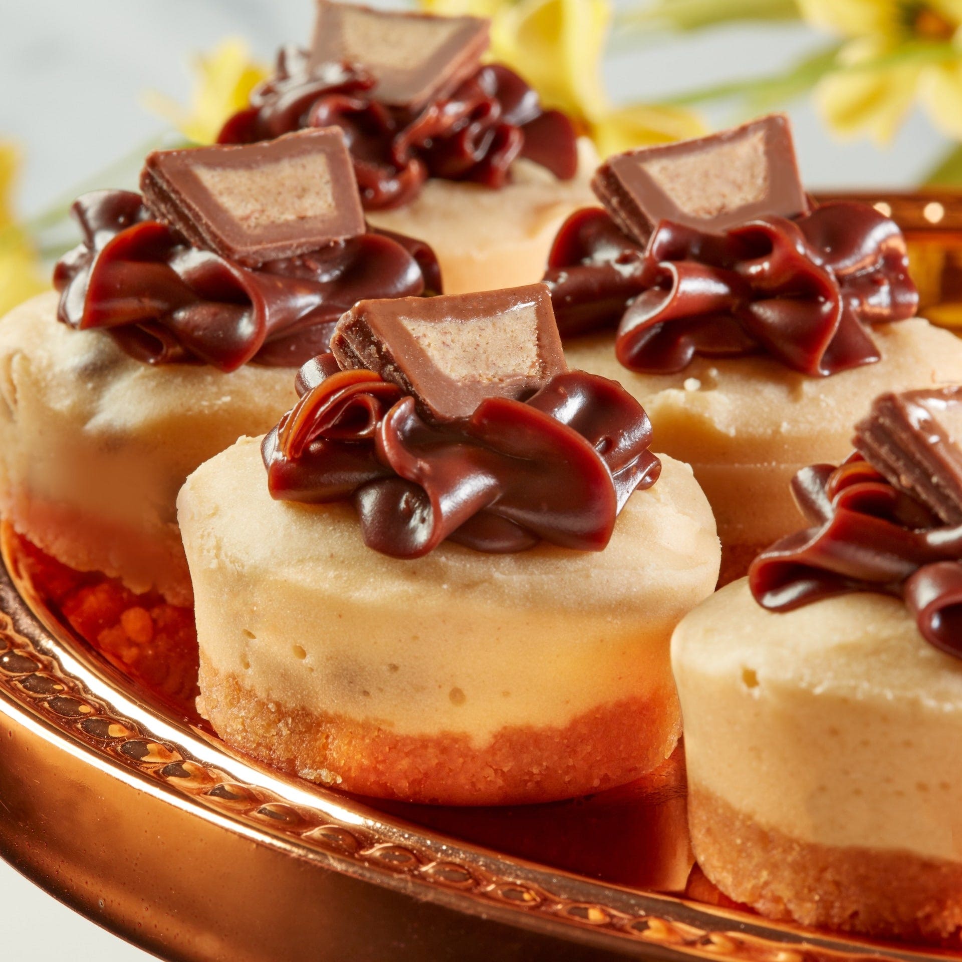 REESE'S Peanut Butter Mini Cheesecakes