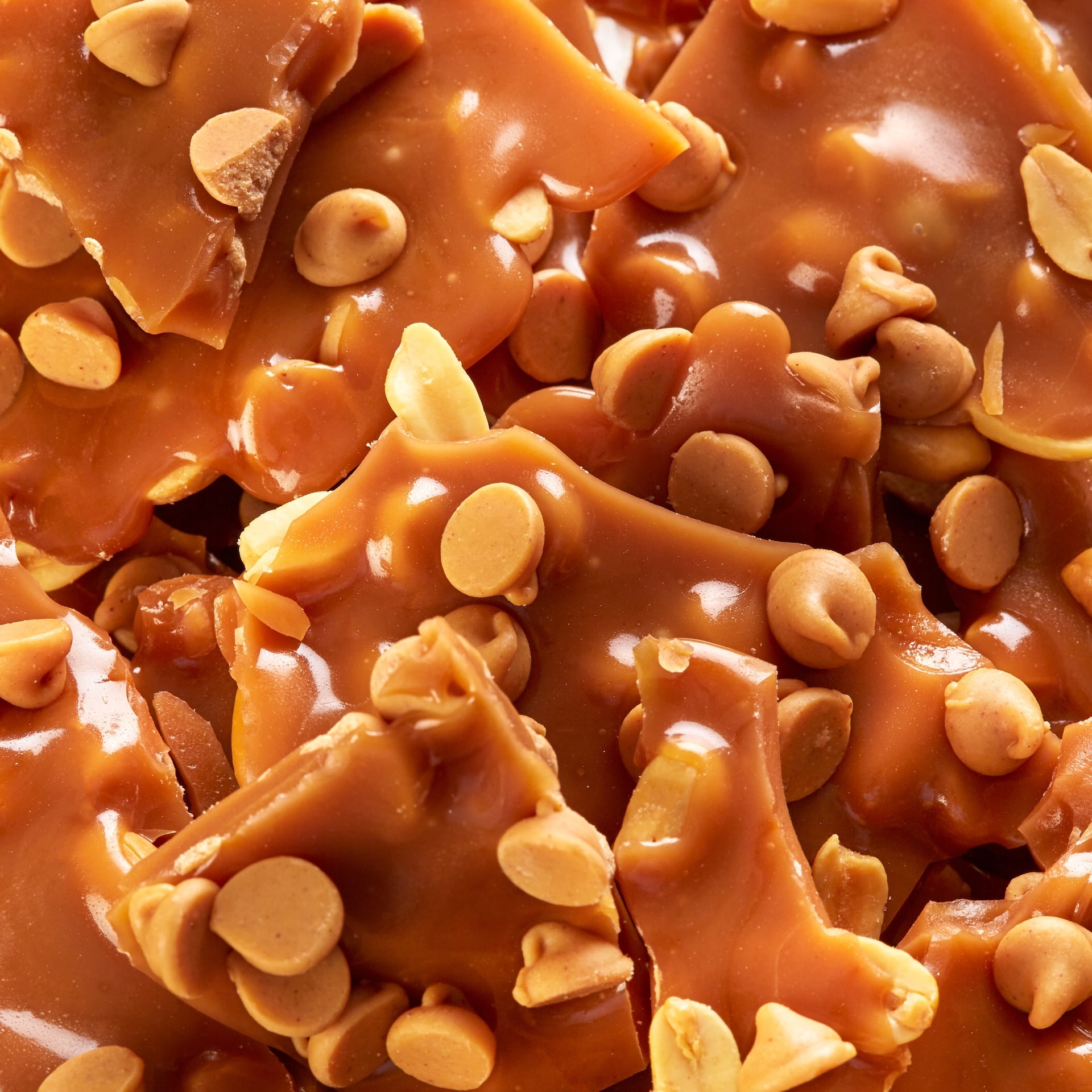 Commercial Peanut Butter Chip Brittle