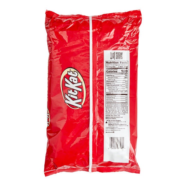 KIT KAT Crisp Wafers in Milk Chocolate Chopped Bars Laydown Bag, 3.5 lbs., 4 ct