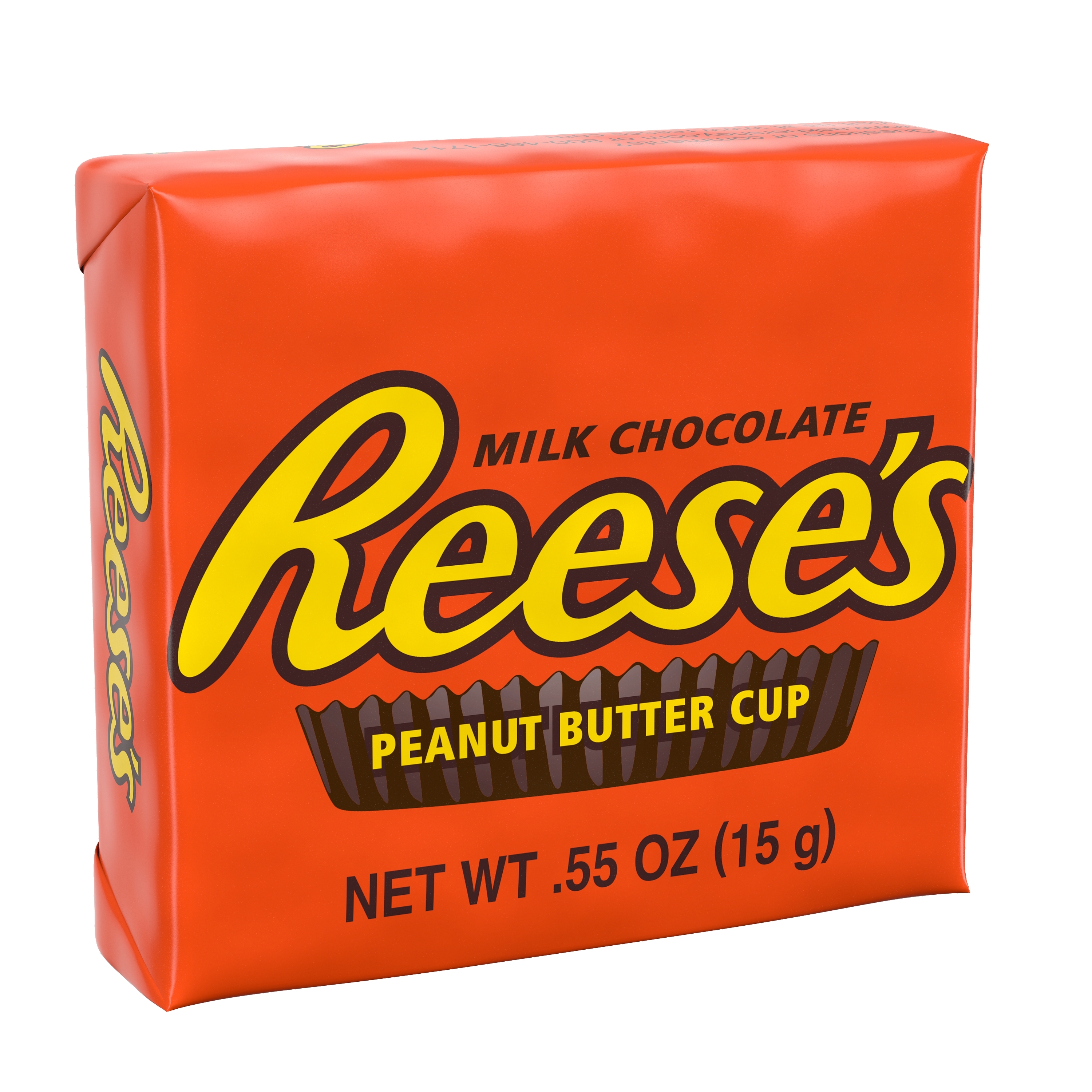 REESE'S Milk Chocolate Peanut Butter Cup Snack Size Bulk, .55 oz