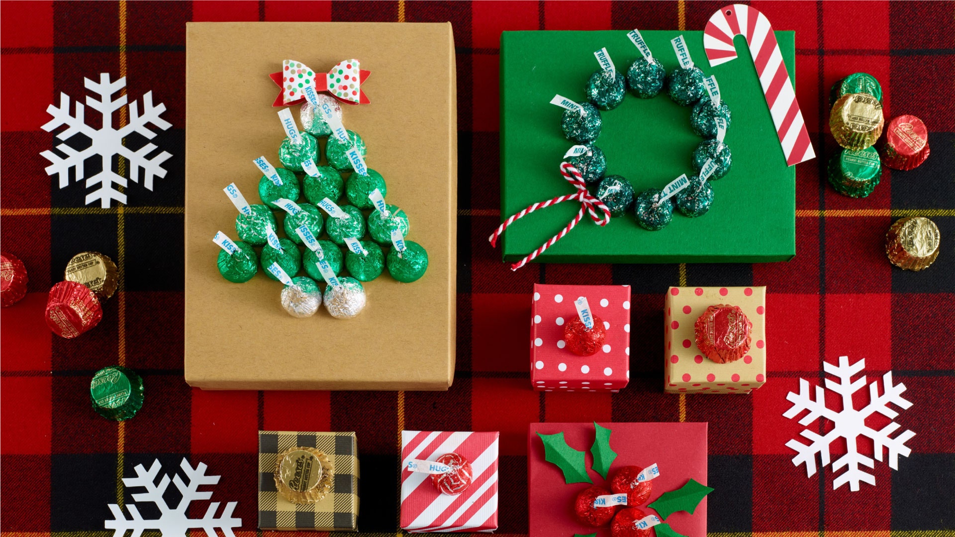 Holiday Candy Gift Wrap Crafts