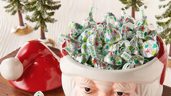 hersheys kisses sugar cookie white creme candy